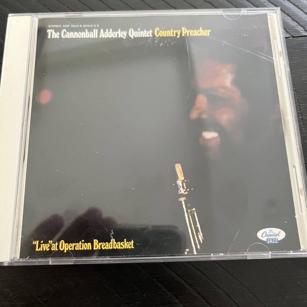 Cannonball Adderley Quintet Country Preacher CD Live Operation Breadbasket 1994